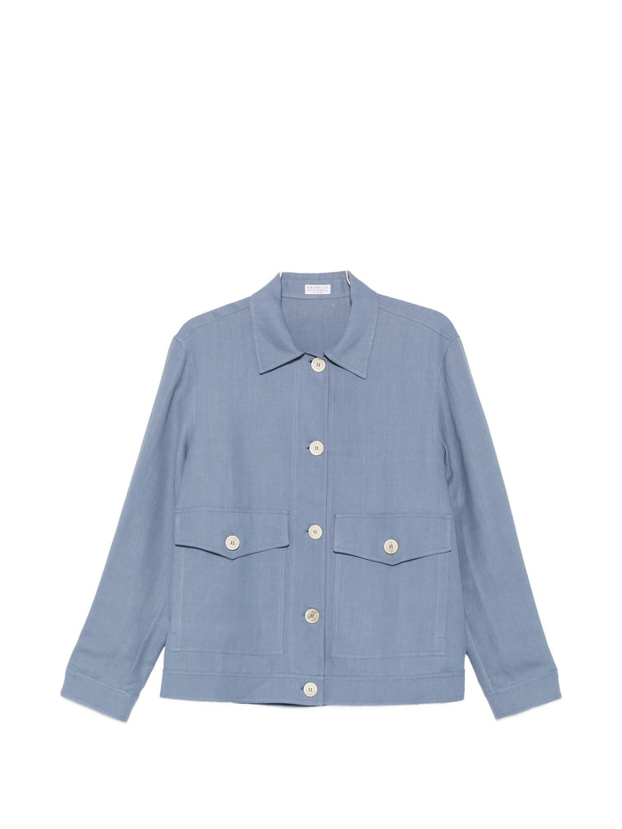 Brunello Cucinelli Viscose Linen Cardigan