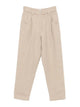 Brunello Cucinelli Beige Viscose Linen Pants
