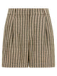 Brunello Cucinelli Striped Bermuda Shorts