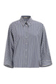 Brunello Cucinelli Vertical Striped Cotton Shirt