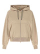 Brunello Cucinelli Beige Cotton Hoodie