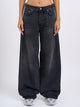 Haikure Bethany Authentic Black Wash Denim Pants