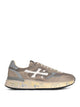 Premiata Mick Brown Leather Blend Sneakers