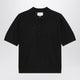 Loulou De Saison Black Migo Fluid Cashmere Polo