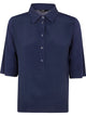 Seventy Blue Cotton Tee Shirt