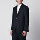 Thom Browne Single-Breasted Navy Blue Wool Jacket