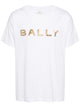 Bally White Cotton T-Shirts And Polos