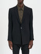 Devoa Single-Breasted Wool Blazer