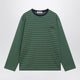 Miu Miu Striped Embroidered T-Shirt