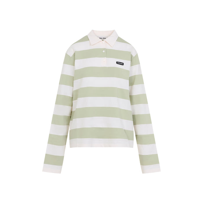 Miu Miu Petalo Agave Polo