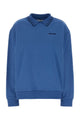 Miu Miu Cerulean Blue Cotton Oversize Polo Shirt