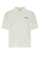 Miu Miu Ivory Piquet Polo Shirt