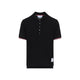 Thom Browne Black Cotton Polo