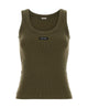 Miu Miu Military Green Cotton Top