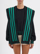 Adidas Originals Knit Sweatshirt With Scarf And Hood