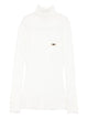 Elisabetta Franchi Turtleneck Ribbed T-Shirt