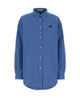 Miu Miu Oversized Poplin Logo Shirt