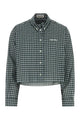 Miu Miu Embroidered Cotton Shirt
