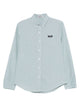 Miu Miu Green Cotton Trochus Niloticus Shirt