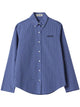 Miu Miu Check Light Blue Cotton Shirt
