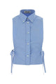 Miu Miu Sleeveless Cotton Shirt