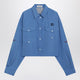 Miu Miu Periwinkle Boxy Cotton Shirt