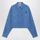 Miu Miu Periwinkle Boxy Cotton Shirt