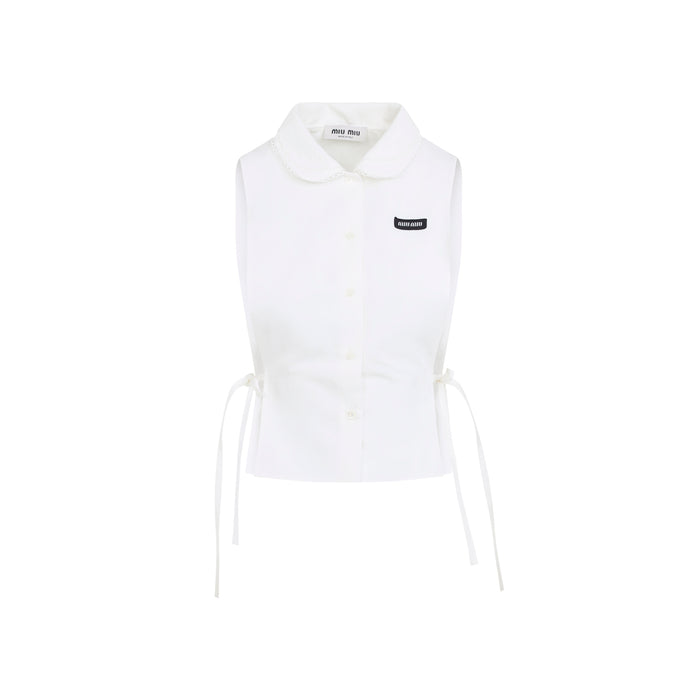 Miu Miu White Cotton Shirt