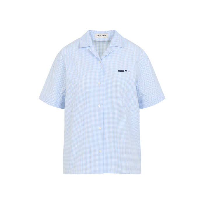 Miu Miu Gingham Check Shirt