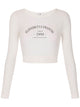 Elisabetta Franchi Printed Logo Knit Top