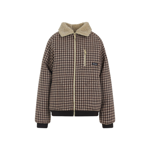 Miu Miu Embroidered Wool Jacket
