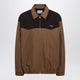 Miu Miu Oversized Vichy Check Blouson In Caramel