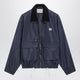Miu Miu Tela Tec Lightweight Windproof Blouson In Blue