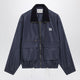 Miu Miu Tela Tec Lightweight Windproof Blouson In Blue
