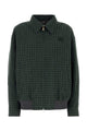 Miu Miu Embroidered Flannel Jacket