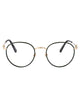 Moncler Nero Lucido Metal Glasses