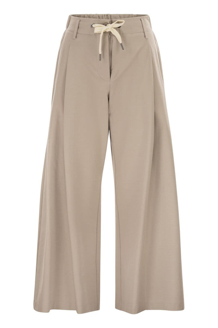 Brunello Cucinelli C9272 Cotton Nylon Trousers