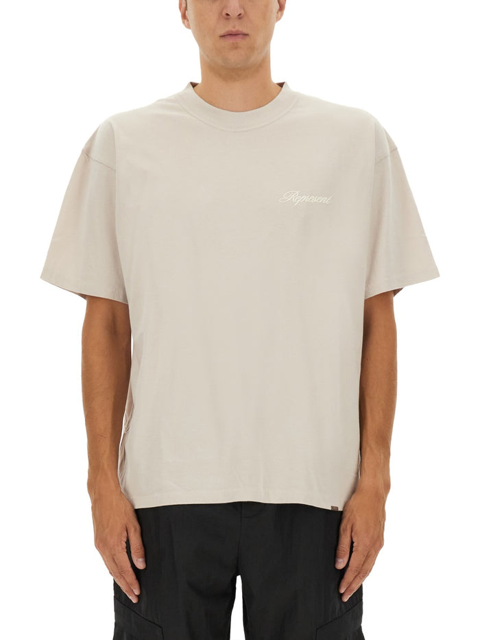 Represent Script Logo Tshirt