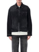 Represent Represent Aged Black Collared Denim Jacket