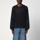 Represent Black Cotton Sweater