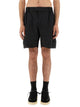 Represent Black Cotton Nylon Shorts