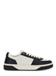 Represent Black Leather Sneakers