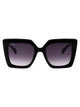 Max Mara Nero Lucido/Fumo Grad Acetate Sunglasses