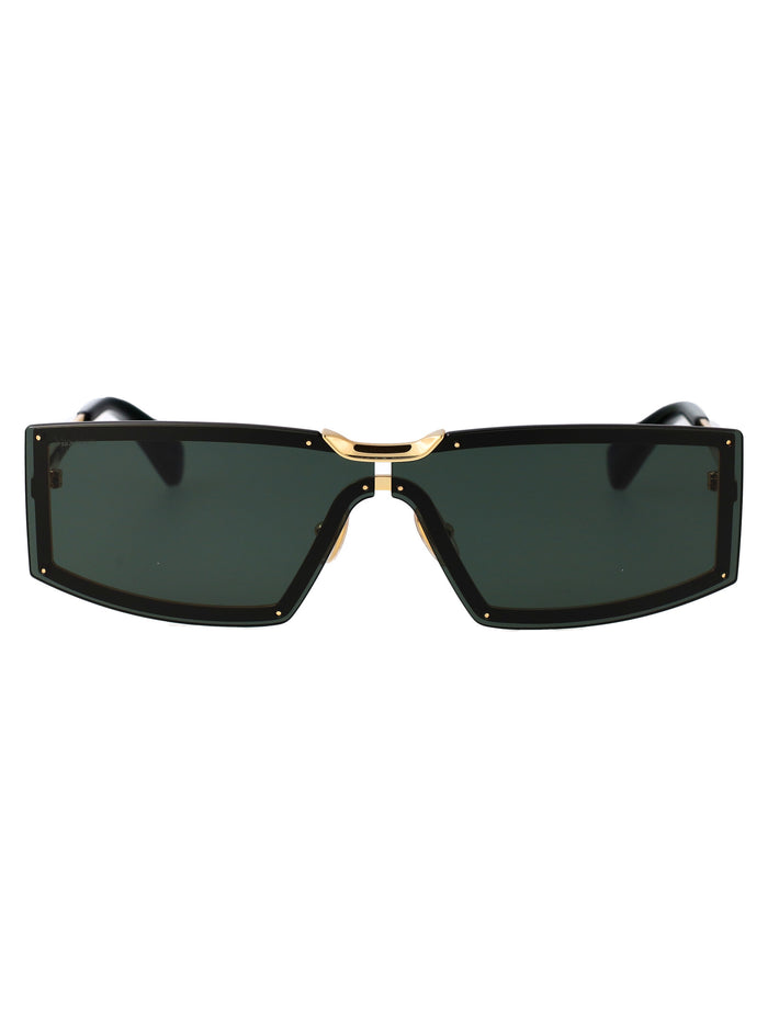 Max Mara Green Metal Sunglasses