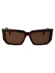 Max Mara Havana Acetate Sunglasses