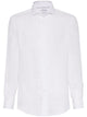 Brunello Cucinelli Easy Fit Linen Shirt With French Collar