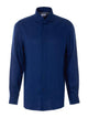 Brunello Cucinelli Blue Linen Shirt