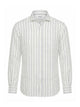 Brunello Cucinelli Stripe Linen Easy Fit Shirt