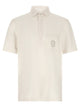 Brunello Cucinelli Heraldic Logo Polo Shirt
