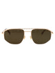 Mykita Rose Gold Metal Sunglasses